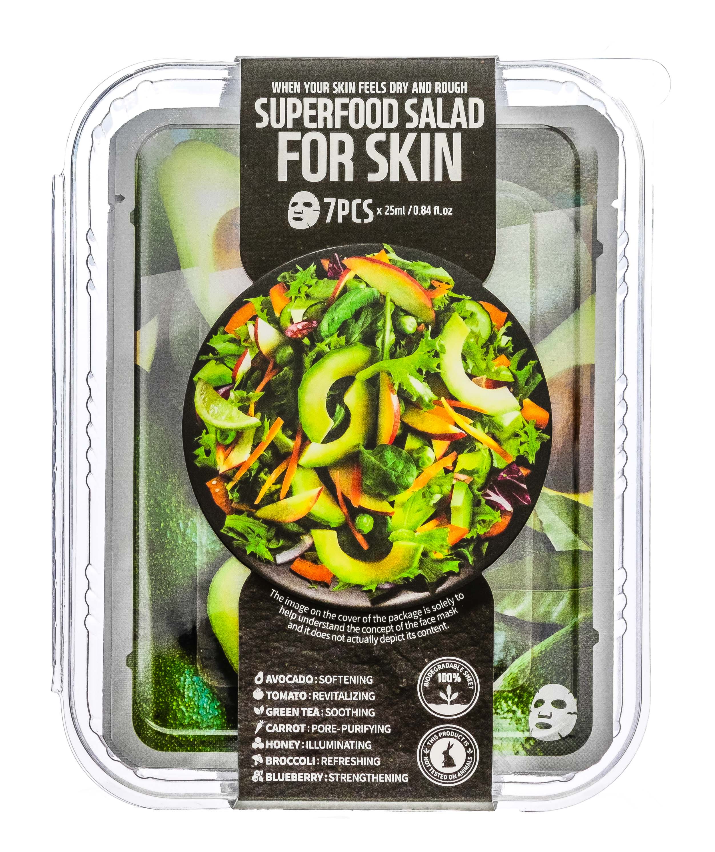 Superfood Salad for Skin Набор масок Для кожи, потерявшей з