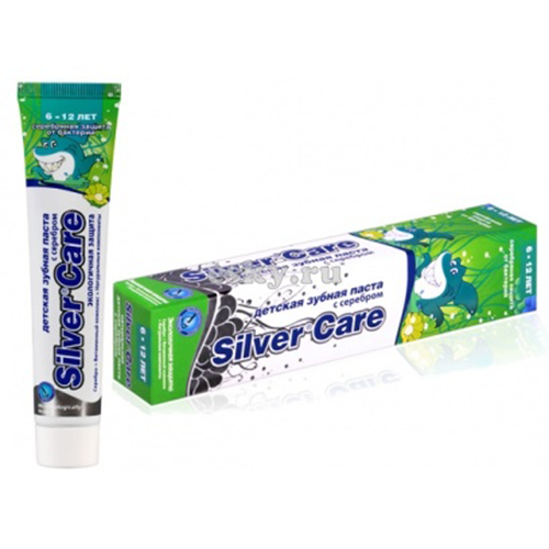 Паста зубная детская SILVER CARE с серебром от 6 до 12 лет 5