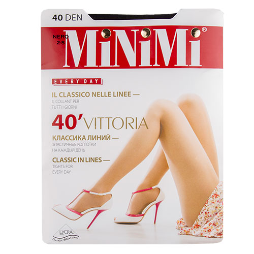 Колготки женские MINIMI VITTORIA 40 den Nero р-р 2