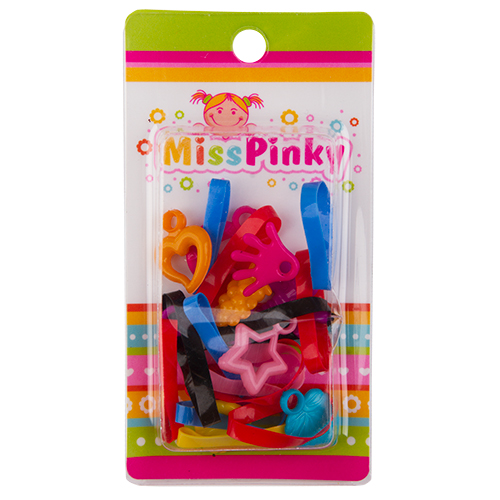 Набор резинок MISS PINKY box 14 шт