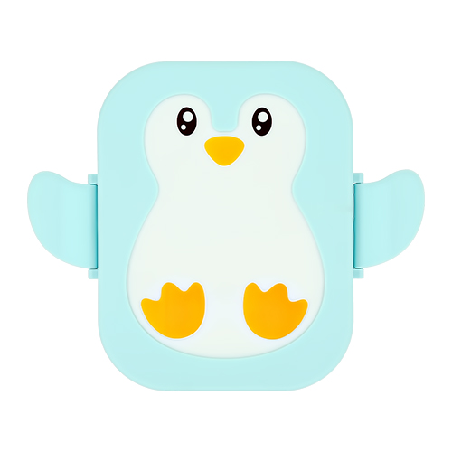 Ланч-бокс FUN penguin blue