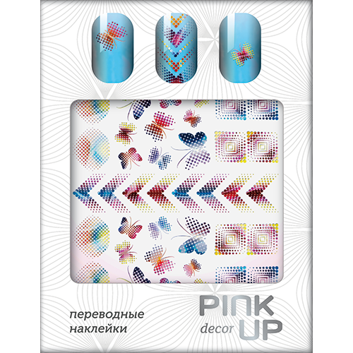 Наклейки для ногтей переводные PINK UP NAIL DESIGN тон 507
