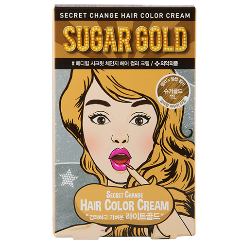 Крем-краска для волос MEDIHEAL SECRET HAIR тон Sugar gold