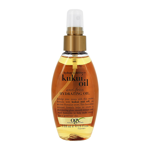 Масло-спрей для волос OGX KUKUI OIL для увлажнения и гладкос
