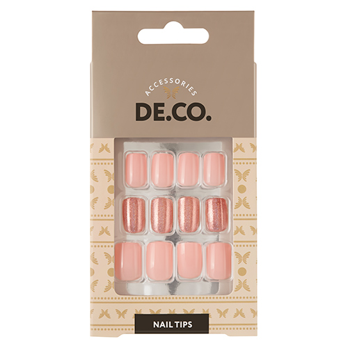Набор накладных ногтей DE.CO. OMBRE mild pink 24 шт + клеевы