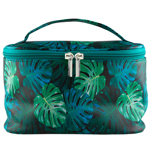 Косметичка-чемоданчик LADY PINK TROPICAL зеленая