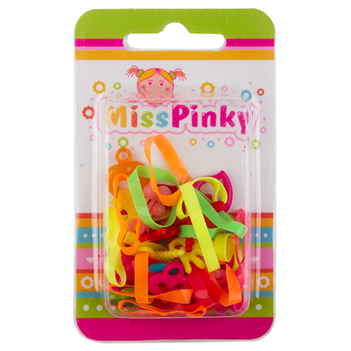 Набор резинок MISS PINKY box 20 шт