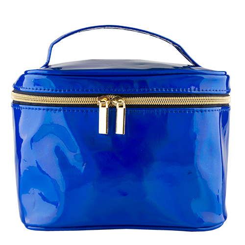 Косметичка-чемоданчик LADY PINK LIMITED голографическая синя