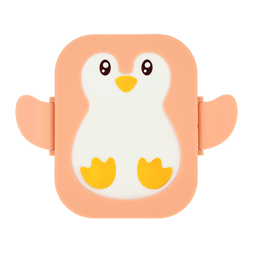 Ланч-бокс FUN penguin pink