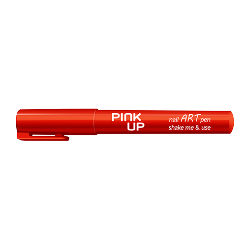 Фломастер для дизайна ногтей PINK UP NAIL ART PEN тон red