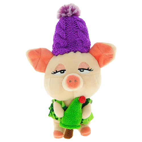 Игрушка мягкая ARTS Свинка в фиолетовой шапке