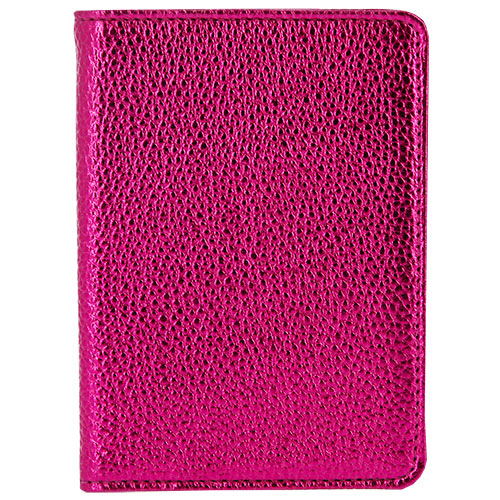 Обложка для паспорта LADY PINK малиновая текстурная