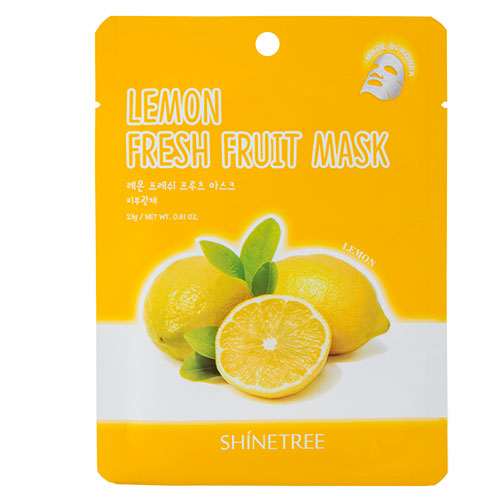 Маска для лица SHINETREE FRESH FRUIT с экстрактом лимона 23 