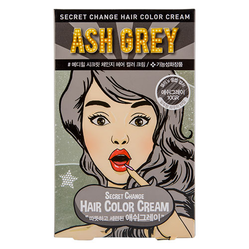 Крем-краска для волос MEDIHEAL SECRET HAIR тон Ash grey