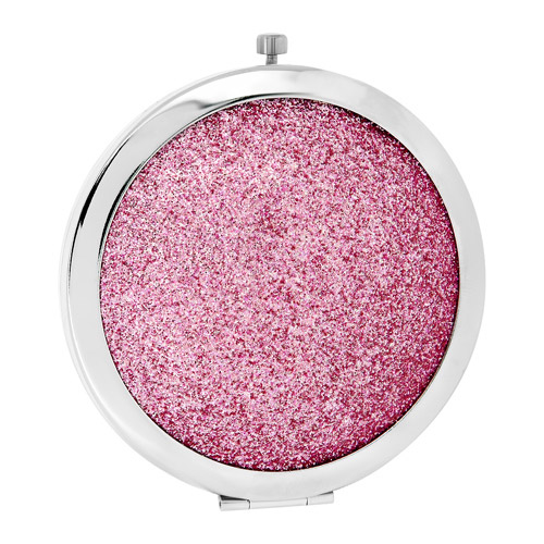 Зеркало для макияжа DE.CO. карманное pink shine