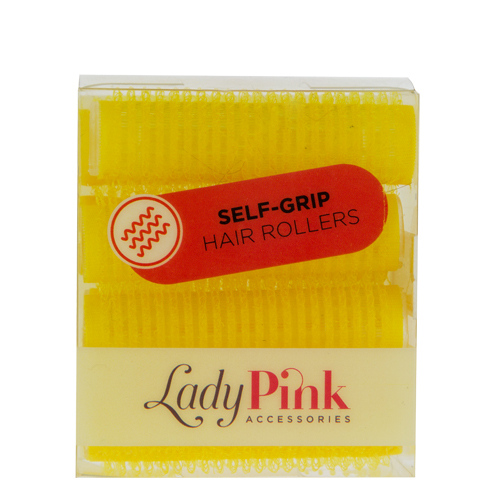 Бигуди-липучки LADY PINK BASIC SELF-GRIP D 15 мм желтые 8 шт