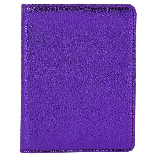 Обложка для паспорта LADY PINK фиолетовая текстурная