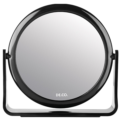 Зеркало для макияжа DE.CO. двустороннее настольное 12 см