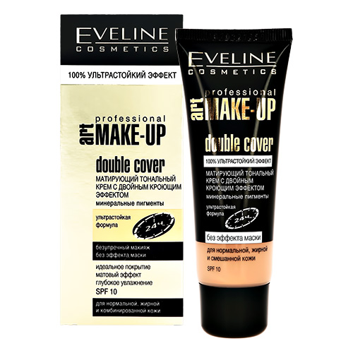 Крем тональный для лица EVELINE ART PROFESSIONAL MAKE-UP мат