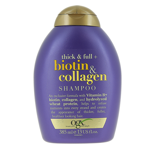 Шампунь для волос OGX BIOTIN & COLLAGEN для лишенных объема 