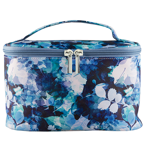 Косметичка - чемоданчик LADY PINK FLOWER POWER синяя