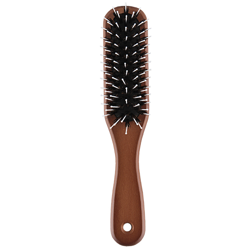 Щетка для волос LADY PINK BASIC массажная с деревянной ручко