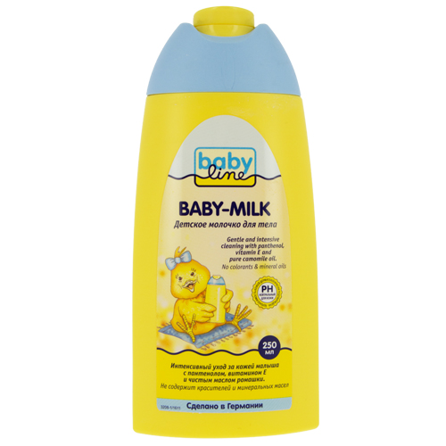 Молочко для тела детское BABYLINE 250 мл