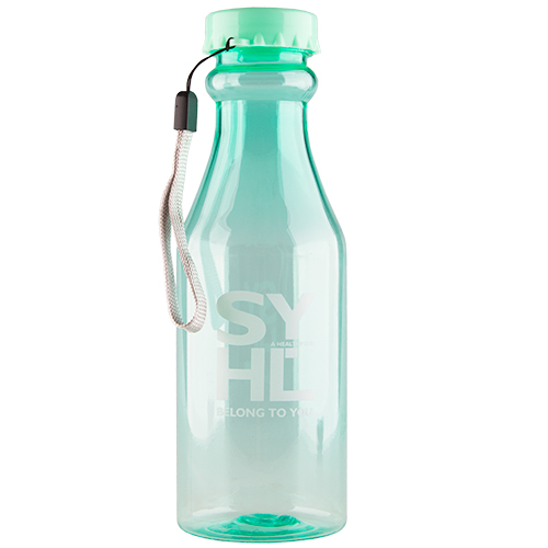 Бутылка для воды FUN прозрачная mint 550 мл