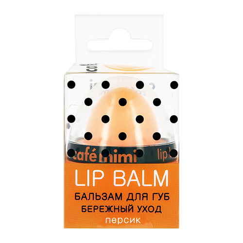 Бальзам для губ CAFE MIMI Бережный уход персик 8 г
