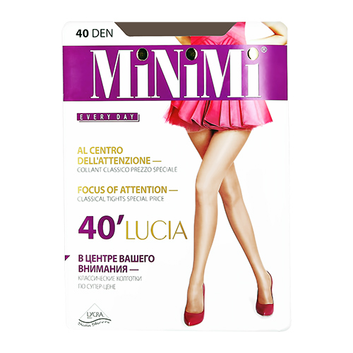 Колготки женские MINIMI LUCIA 40 den тон Daino р-р 3