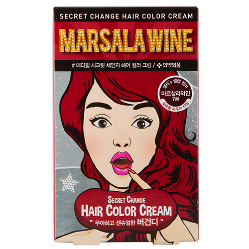 Крем-краска для волос MEDIHEAL SECRET HAIR тон Marsala wine