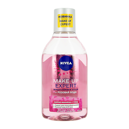 Мицеллярная вода NIVEA MAKE-UP EXPERT  + розовая вода 400 мл