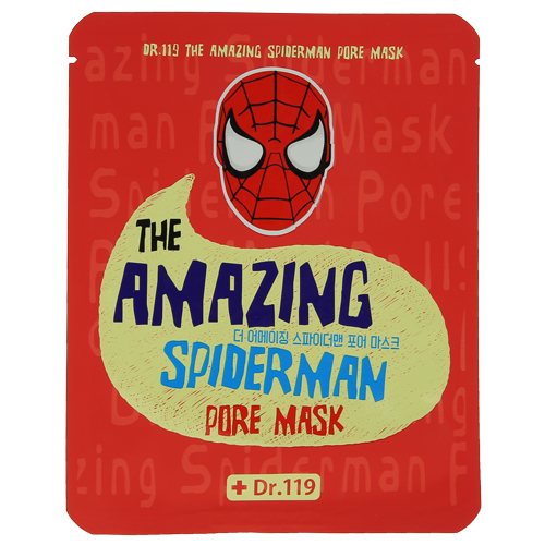 Маска для лица DR.119 The Amazing Spiderman для сужения пор 