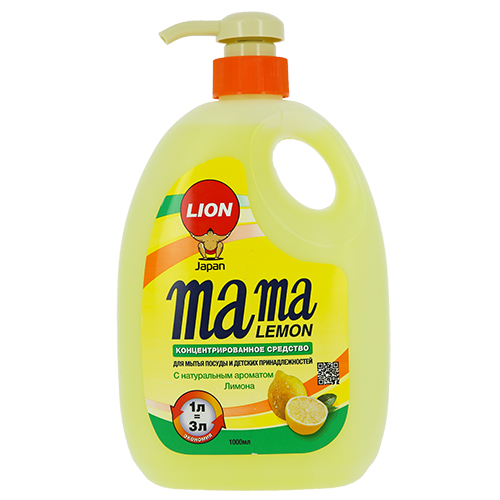 Средство для мытья посуды MAMA LEMON Лимон жидкое 1 л