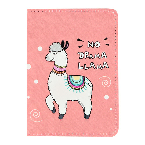 Обложка для паспорта LADY PINK lama