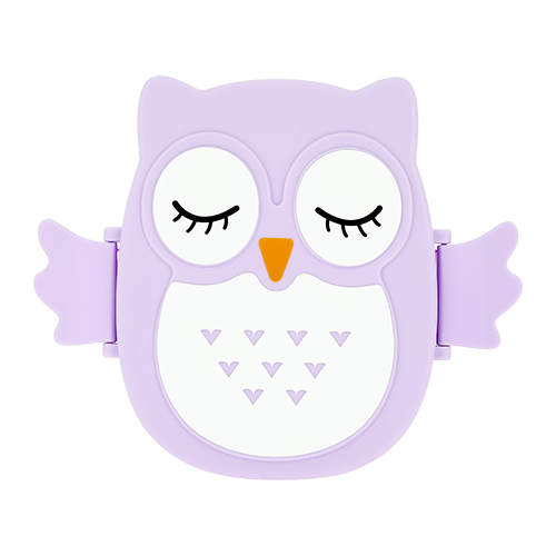 Ланч-бокс FUN OWL violet 16 см