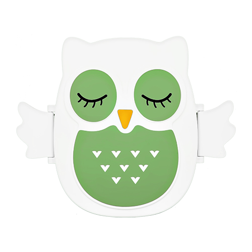Ланч-бокс FUN owl green premium
