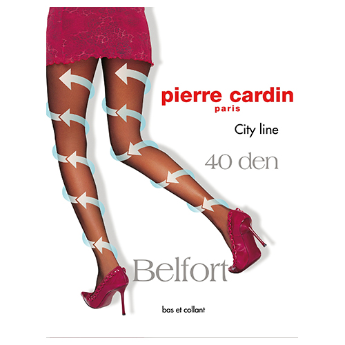 Колготки женские PIERRE CARDIN CITY LINE BELFORT 40 den Nero