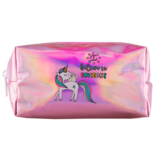 Косметичка LADY PINK MAGIC Unicorn голографическая