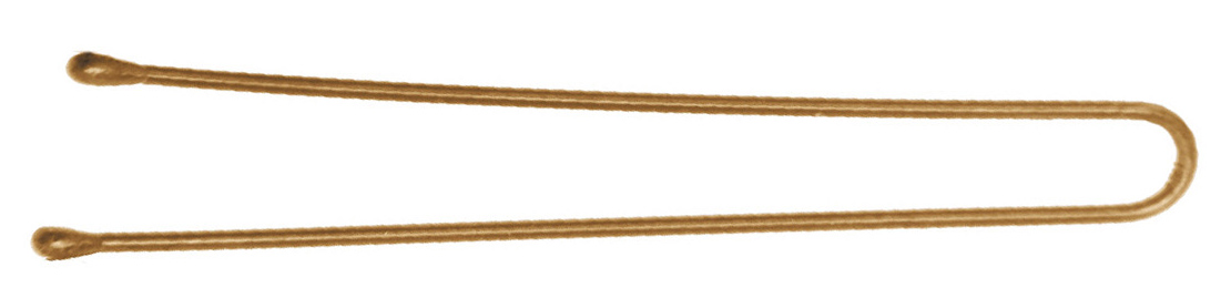DEWAL PROFESSIONAL Шпильки золотистые, прямые 60 мм, 60 шт/у