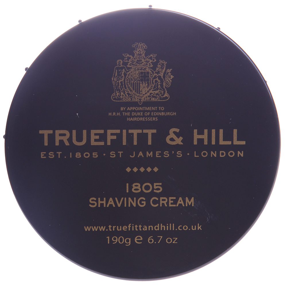 TRUEFITT HILL Крем для бритья, в банке / 1805 190 г