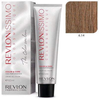 REVLON Professional 6.14 краска для волос, темный блондин пе
