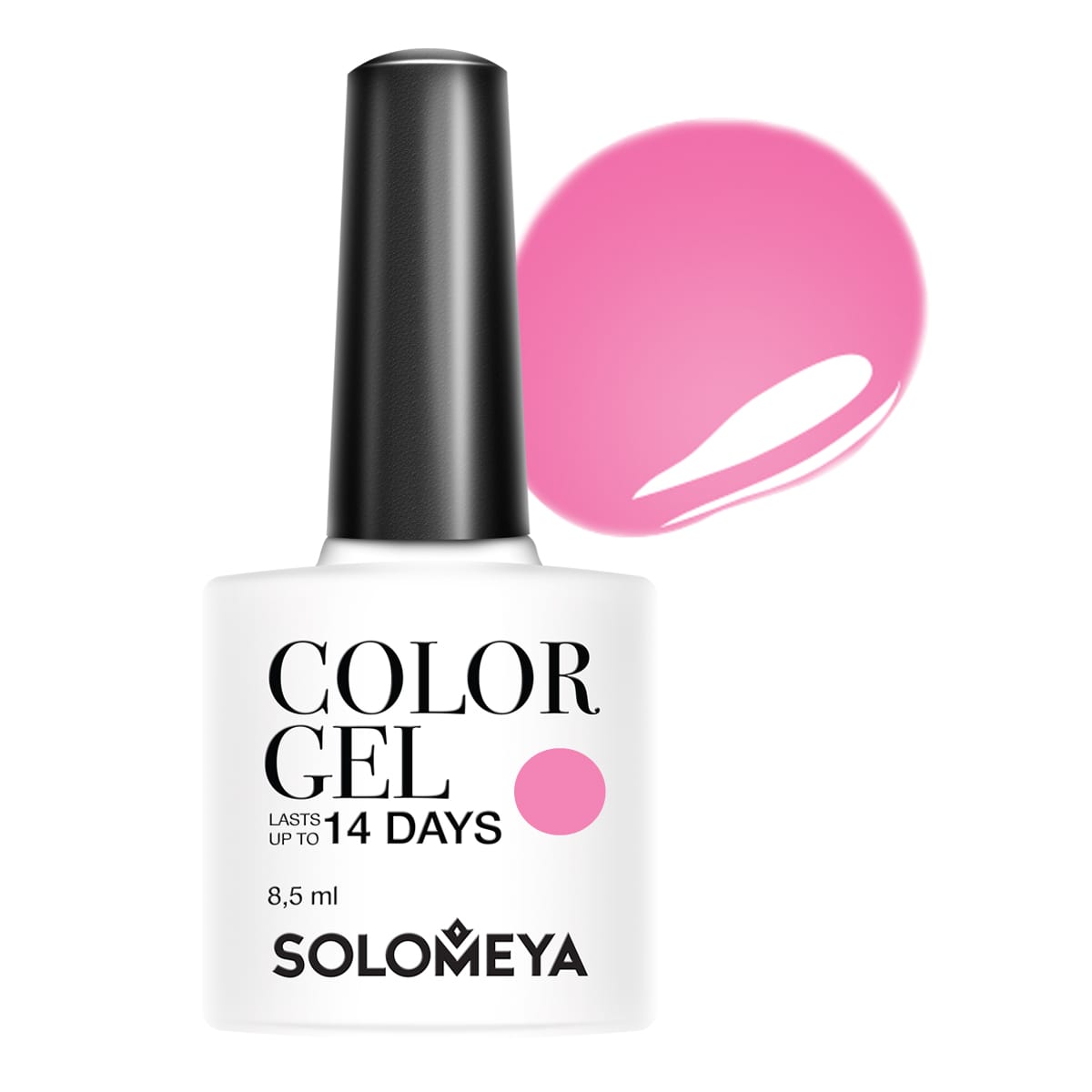 SOLOMEYA Гель-лак для ногтей SCGY013 Жгучий розовый / Color 
