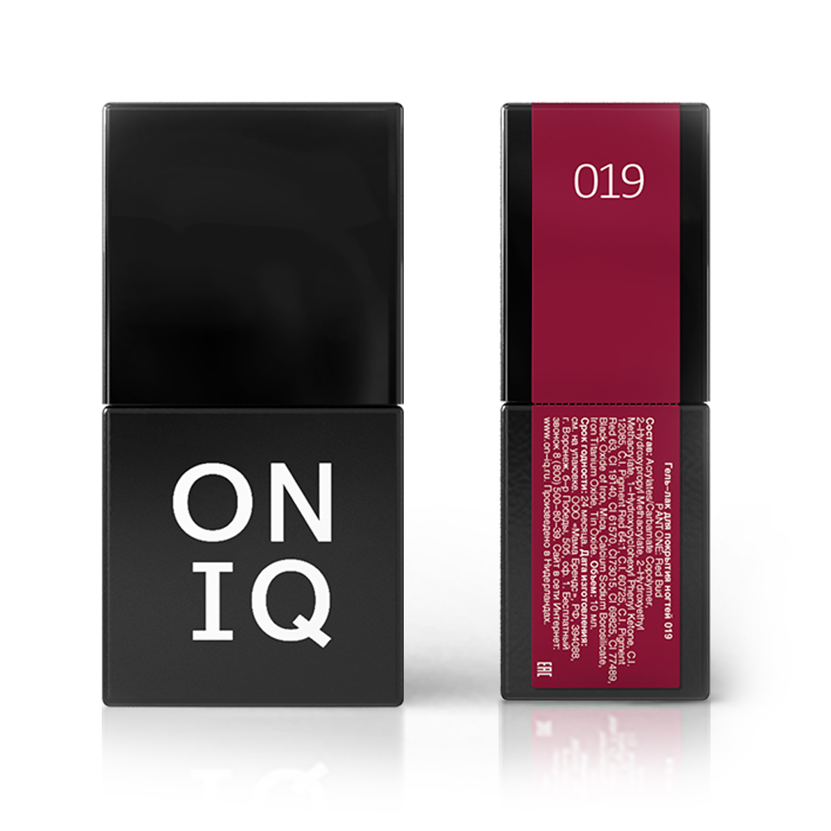 ONIQ Гель-лак для покрытия ногтей, Pantone: Red bud, 10 мл