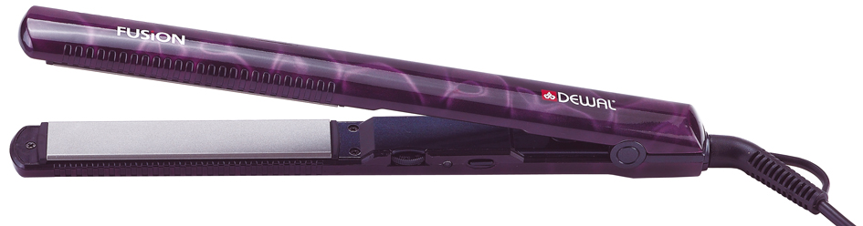 DEWAL PROFESSIONAL Щипцы-выпрямители Fusion фиолетовые, с те