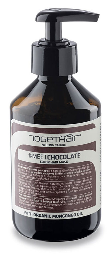 TOGETHAIR Маска оттеночная для волос, шоколад / MEETCHOCOLAT