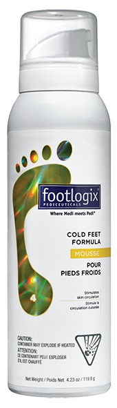 FOOTLOGIX Согревающий мусс для ног / Cold feet formula 200гр