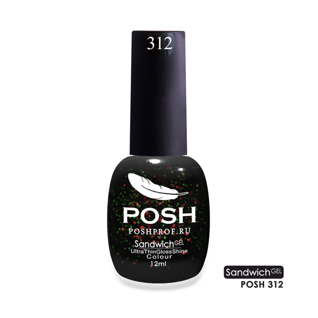 POSH 312 гель-лак для ногтей / SENDVICH GEL UV/LED 12 мл