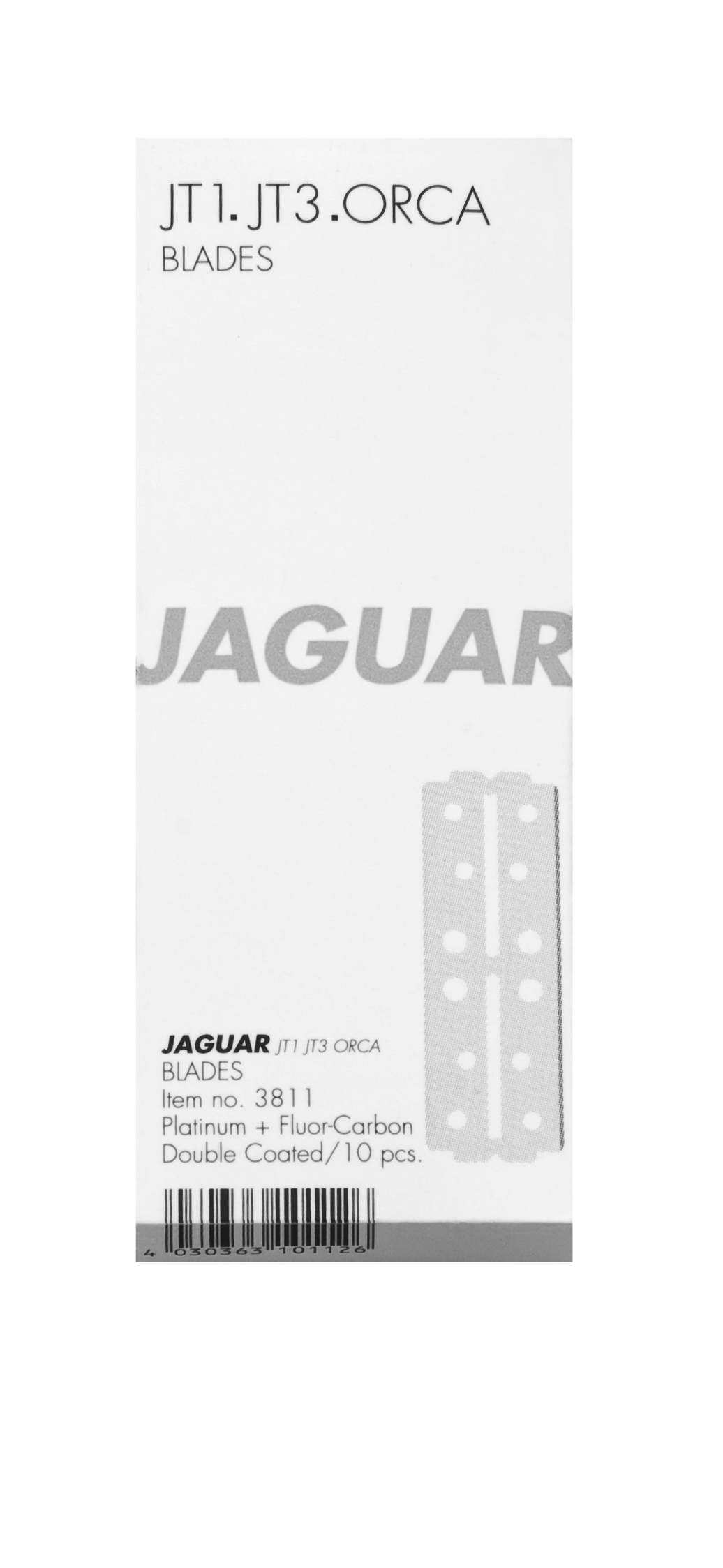 JAGUAR Лезвия Jaguar JT1 62мм 10 шт/уп 3811