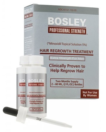 BOSLEY Усилитель роста волос, для мужчин 2*60 мл